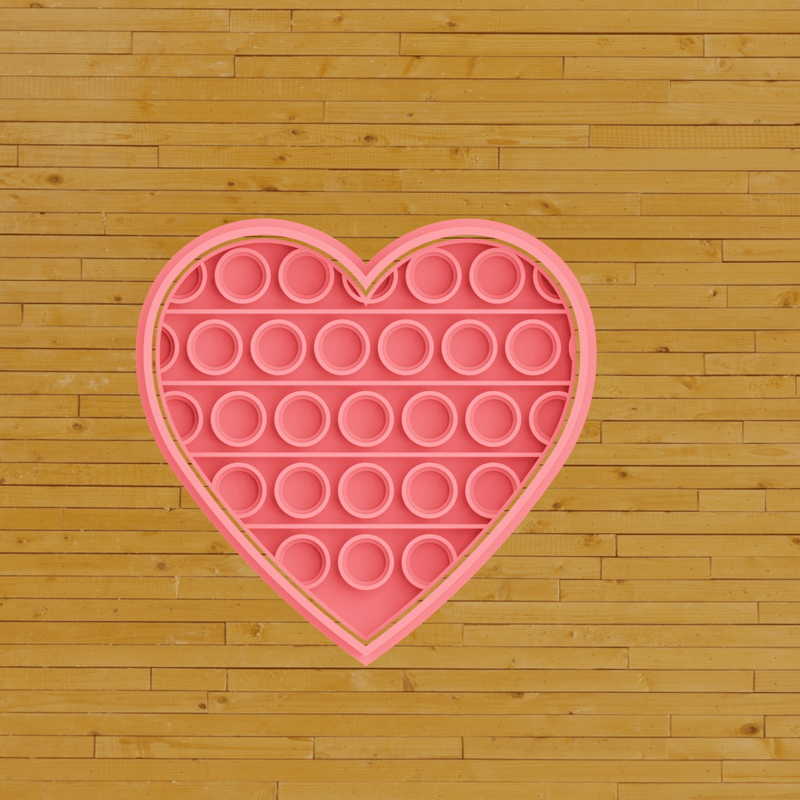 Cookie cutter cuore Pop It - 3d Selling