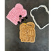 3d Selling Casa, arredamento e bricolage:Articoli per cucina e bar:Accessori per pasticceria:Altro accessori per pasticceria Cookie cutter Nonni tagliabiscotti festa dei nonni