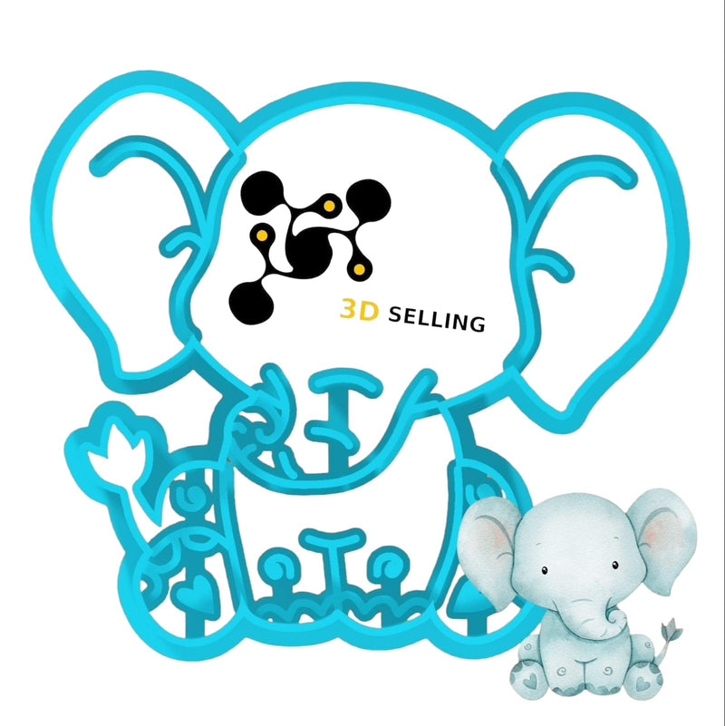 Elefantino scomponibile Mod2 - 3d Selling
