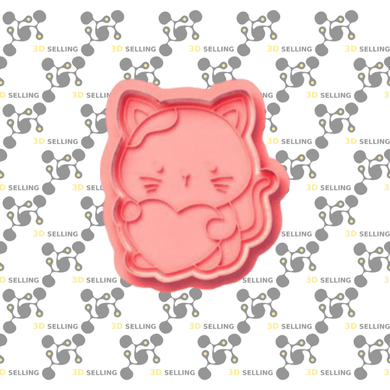 Gattino con cuore - 3d Selling