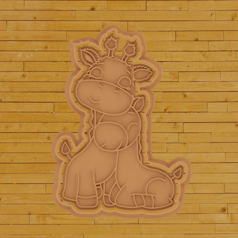 Giraffa mamma e figlio - 3d Selling