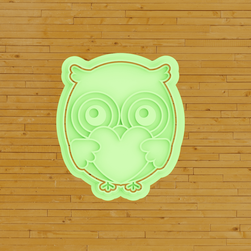 Gufo con cuore - 3d Selling