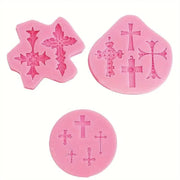 Kit 3 pezzi croci in silicone - 3d Selling