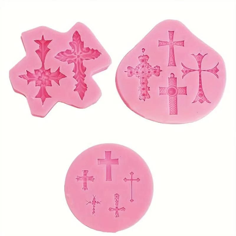 Kit 3 pezzi croci in silicone - 3d Selling