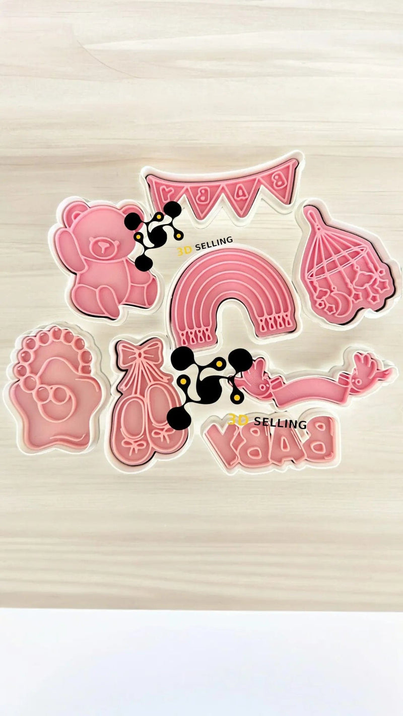 Kit Baby Shower 8/9cm - 3d Selling