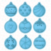 Kit Palline Natalizie 8cm - 3d Selling