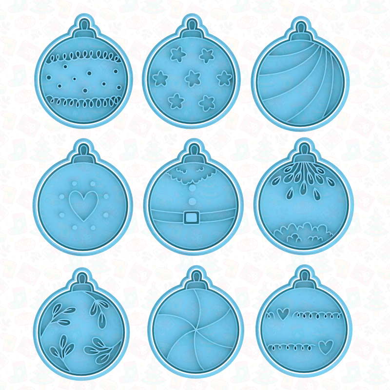 Kit Palline Natalizie 8cm - 3d Selling