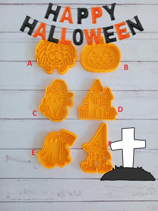 3d Selling Casa, arredamento e bricolage:Articoli per cucina e bar:Accessori per pasticceria:Altro accessori per pasticceria Kit Di Halloween Mod2 8cm