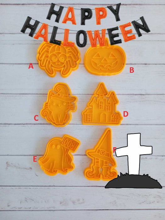 3d Selling Casa, arredamento e bricolage:Articoli per cucina e bar:Accessori per pasticceria:Altro accessori per pasticceria Kit Di Halloween Mod2 8cm