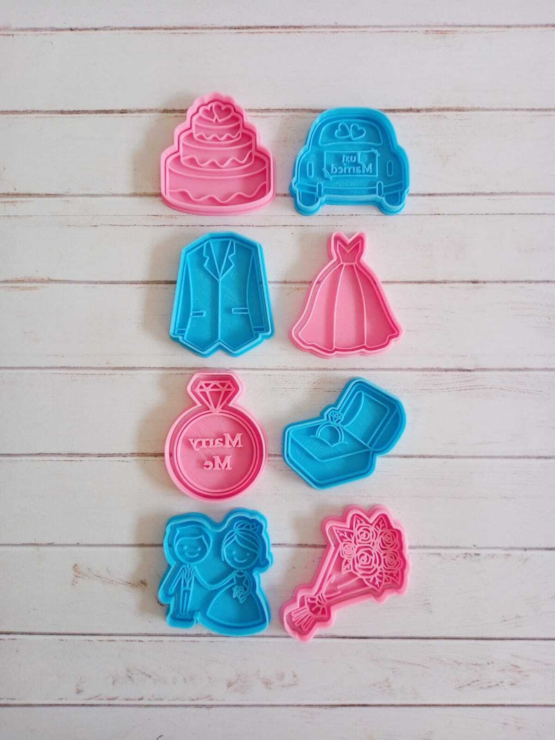 Kit Matrimonio 8cm - 3d Selling