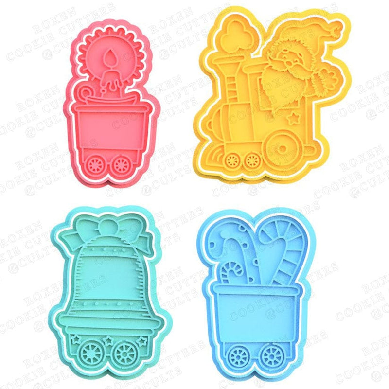 Kit trenino Natalizio 8cm - 3d Selling