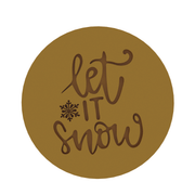 Let It Snow 8.5cm - 3d Selling