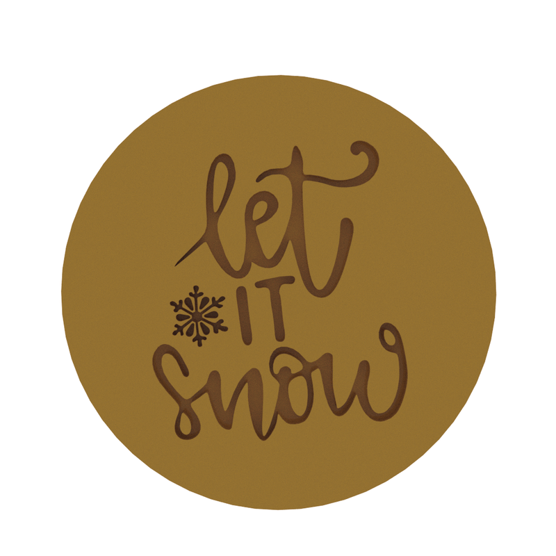 Let It Snow 8.5cm - 3d Selling