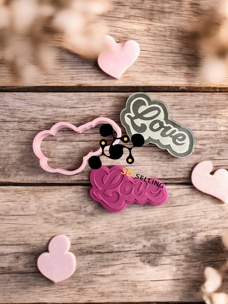Love in rilievo in acrilico - 3d Selling