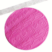 Mattarello in acrilico Merry Christmas 16cm - 3d Selling