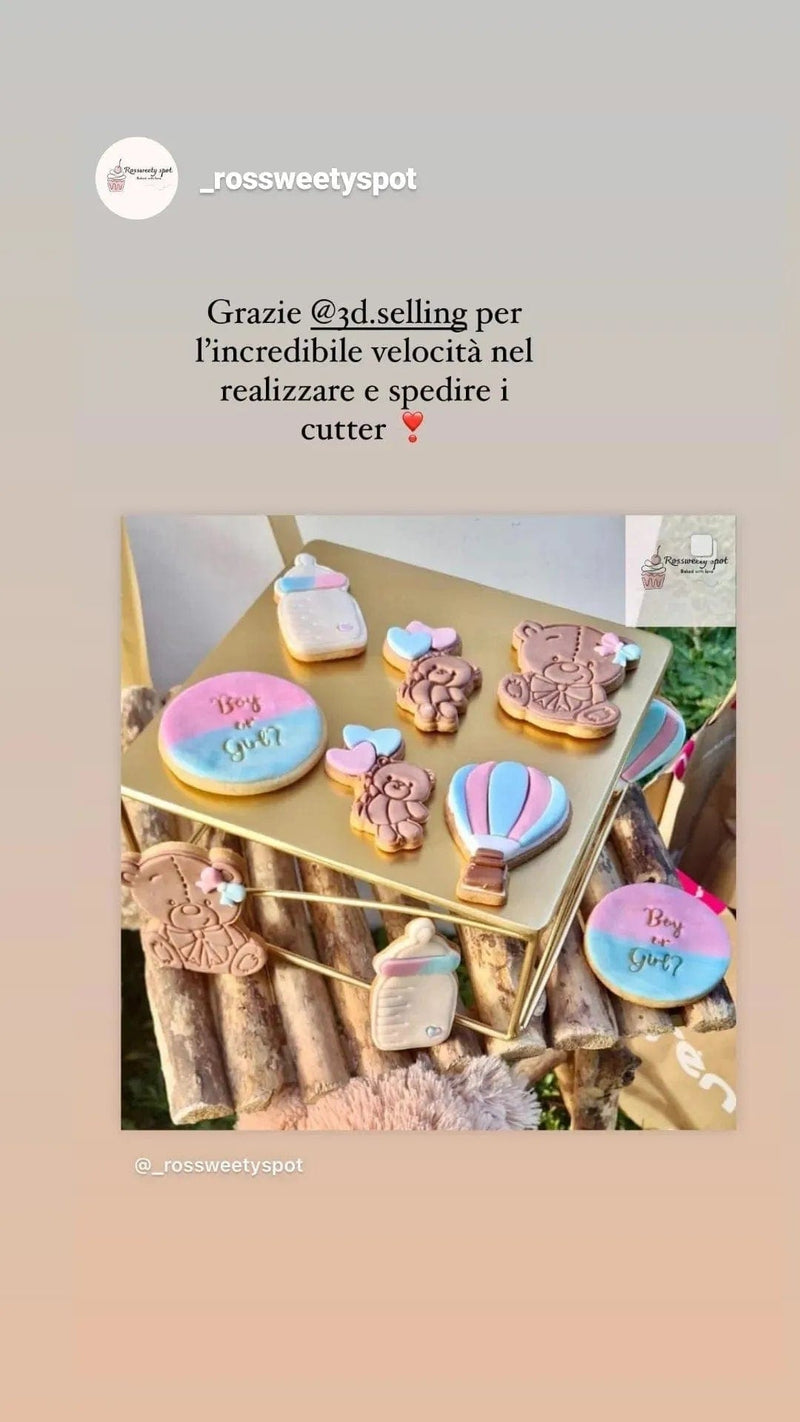 Orsetto con cuori - 3d Selling