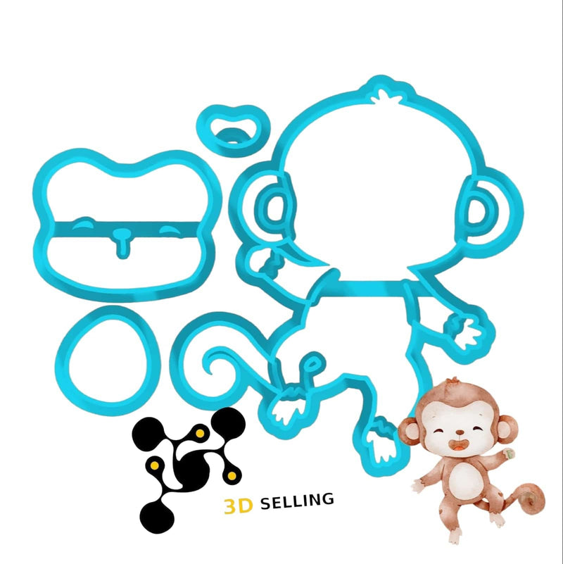 Scimmietta Mod2 scomponibile - 3d Selling