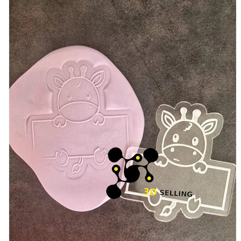 Segnaposto in acrilico + cutter Giraffa - 3d Selling