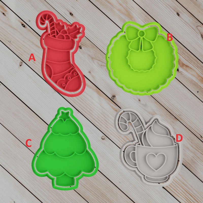 Set di Natale 4 pezzi Mod 8 - 3d Selling