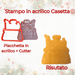 3d Selling Casa, arredamento e bricolage:Articoli per cucina e bar:Accessori per pasticceria:Altro accessori per pasticceria Stampo in Acrilico “Casetta di Natale” – Placchetta + Cutter