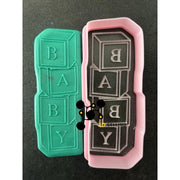 Stampo in acrilico + cutter Baby Block - 3d Selling