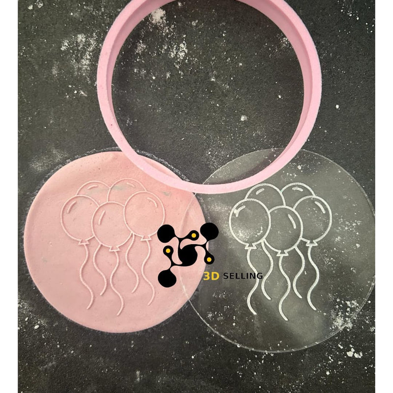 Stampo in acrilico + cutter  Palloncini - 3d Selling