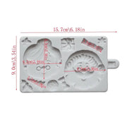Stampo in Silicone babbo Natale e Mamma Natale - 3d Selling