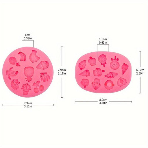 3d Selling Casa, arredamento e bricolage:Articoli per cucina e bar:Accessori per pasticceria:Altro accessori per pasticceria Stampo in silicone frutta mista