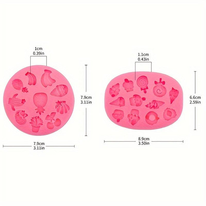 3d Selling Casa, arredamento e bricolage:Articoli per cucina e bar:Accessori per pasticceria:Altro accessori per pasticceria Stampo in silicone frutta mista