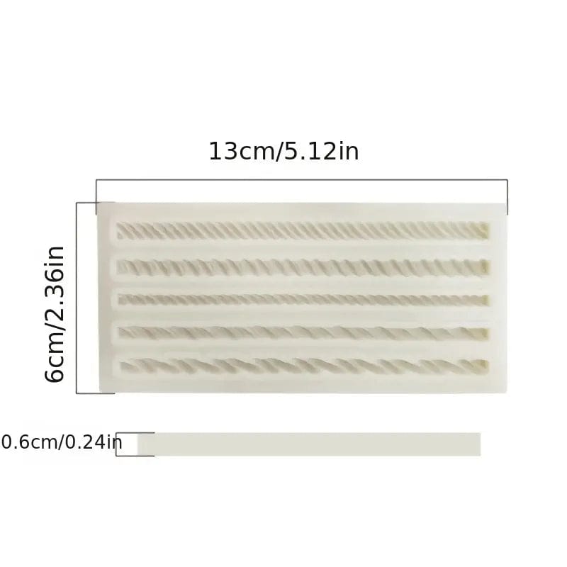 Stampo in silicone mod corde arcobaleno - 3d Selling