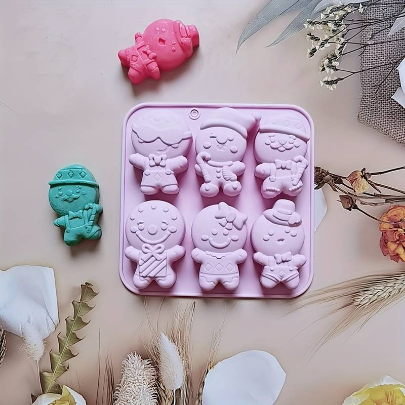 Stampo in silicone Omini pan di zenzero - 3d Selling