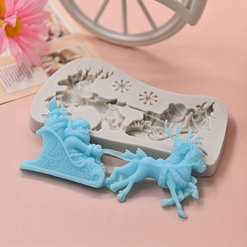Stampo in silicone slitta Natalizia - 3d Selling