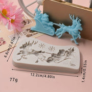 Stampo in silicone slitta Natalizia - 3d Selling