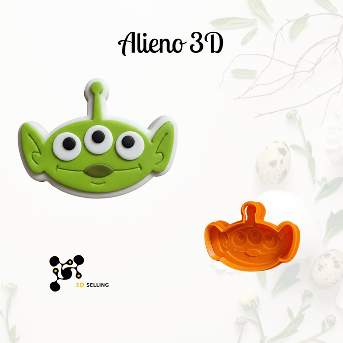 3d Selling Casa, arredamento e bricolage:Articoli per cucina e bar:Accessori per pasticceria:Altro accessori per pasticceria Stampo tagliabiscotti 3D Alieno