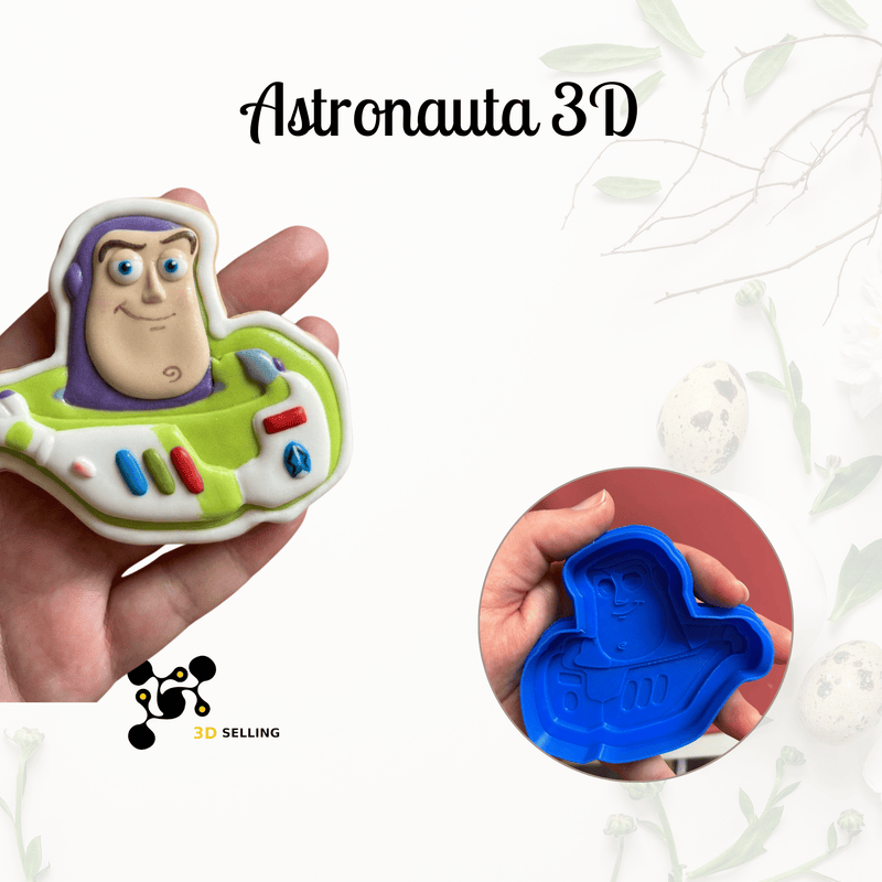 3d Selling Casa, arredamento e bricolage:Articoli per cucina e bar:Accessori per pasticceria:Altro accessori per pasticceria Stampo tagliabiscotti 3D Astronauta
