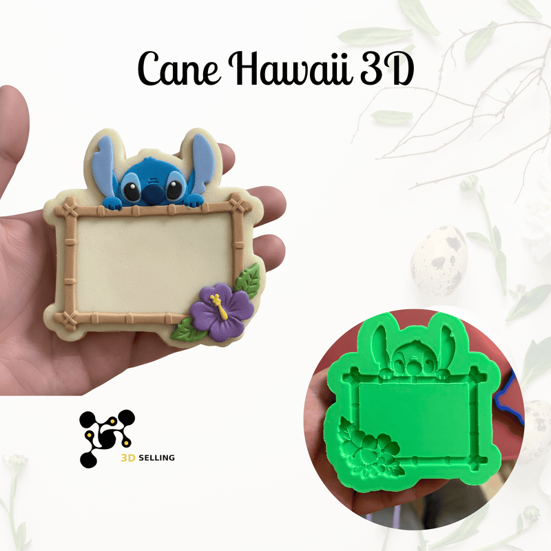 3d Selling Casa, arredamento e bricolage:Articoli per cucina e bar:Accessori per pasticceria:Altro accessori per pasticceria Stampo tagliabiscotti 3D Cane Hawaii