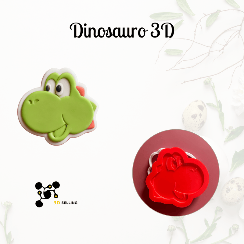 3d Selling Casa, arredamento e bricolage:Articoli per cucina e bar:Accessori per pasticceria:Altro accessori per pasticceria Stampo tagliabiscotti 3D Dinosauro