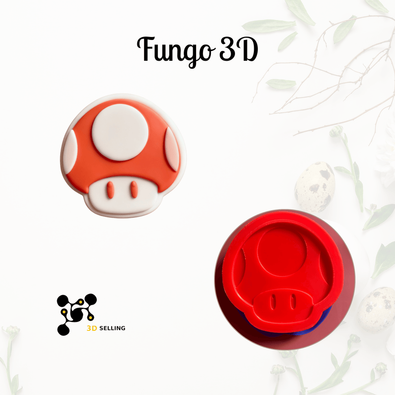 3d Selling Casa, arredamento e bricolage:Articoli per cucina e bar:Accessori per pasticceria:Altro accessori per pasticceria Stampo tagliabiscotti 3D Fungo