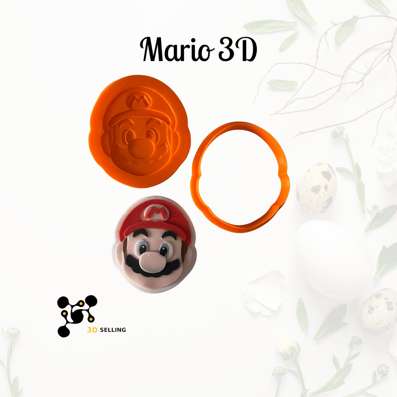 3d Selling Casa, arredamento e bricolage:Articoli per cucina e bar:Accessori per pasticceria:Altro accessori per pasticceria Stampo tagliabiscotti 3D Mario
