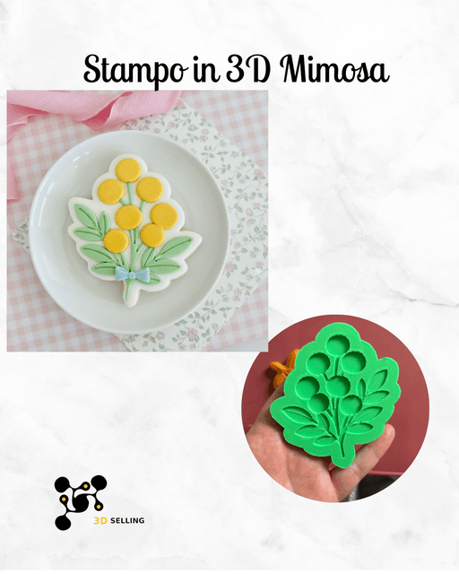 3d Selling Casa, arredamento e bricolage:Articoli per cucina e bar:Accessori per pasticceria:Altro accessori per pasticceria Stampo tagliabiscotti 3D Mimosa