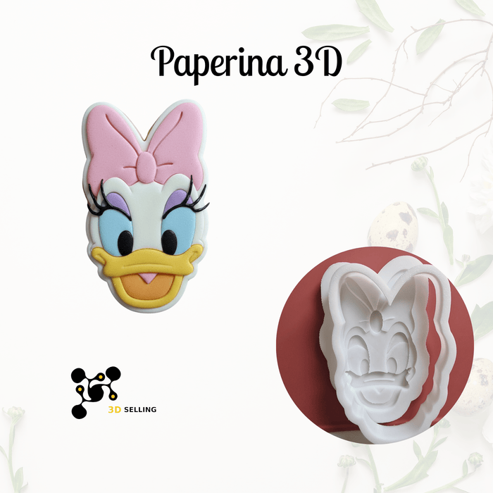 3d Selling Casa, arredamento e bricolage:Articoli per cucina e bar:Accessori per pasticceria:Altro accessori per pasticceria Stampo tagliabiscotti 3D Paperina
