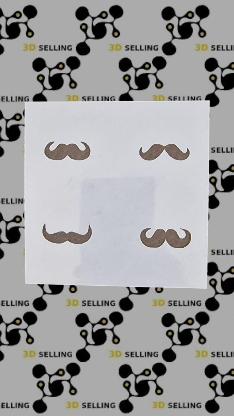 Stencil 10*10 Baffi - 3d Selling
