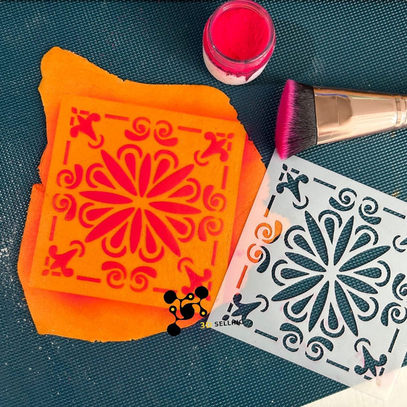 Stencil Maiolica Mod1 - 3d Selling