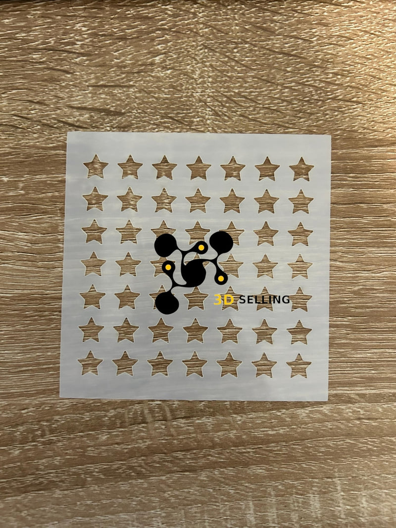 Stencil stelle 10*10 - 3d Selling