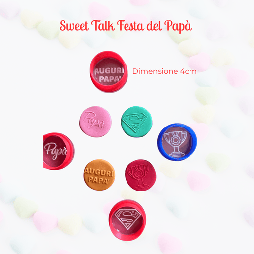 3d Selling Casa, arredamento e bricolage:Articoli per cucina e bar:Accessori per pasticceria:Altro accessori per pasticceria Sweet Talk Festa del Papà
