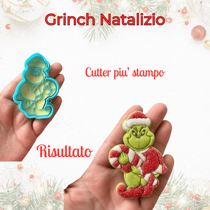 3d Selling Casa, arredamento e bricolage:Articoli per cucina e bar:Accessori per pasticceria:Altro accessori per pasticceria Tagliabiscotti ad Incisione – Buffo Furbetto Natalizio