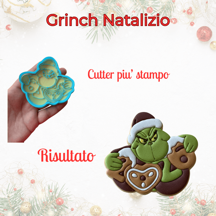 3d Selling Casa, arredamento e bricolage:Articoli per cucina e bar:Accessori per pasticceria:Altro accessori per pasticceria Tagliabiscotti ad Incisione – Furbetto Natalizio con Biscotti