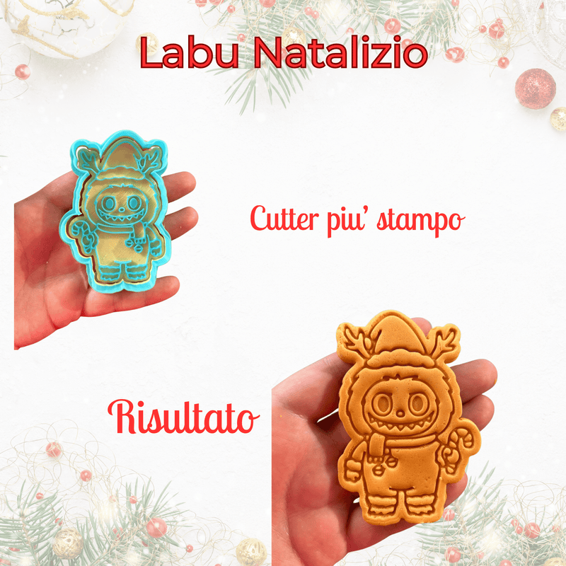 3d Selling Casa, arredamento e bricolage:Articoli per cucina e bar:Accessori per pasticceria:Altro accessori per pasticceria Tagliabiscotti ad Incisione – Labu Natalizio