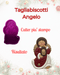3d Selling Casa, arredamento e bricolage:Articoli per cucina e bar:Accessori per pasticceria:Altro accessori per pasticceria Tagliabiscotti Angelo – Cutter + Stampo ad Incisione