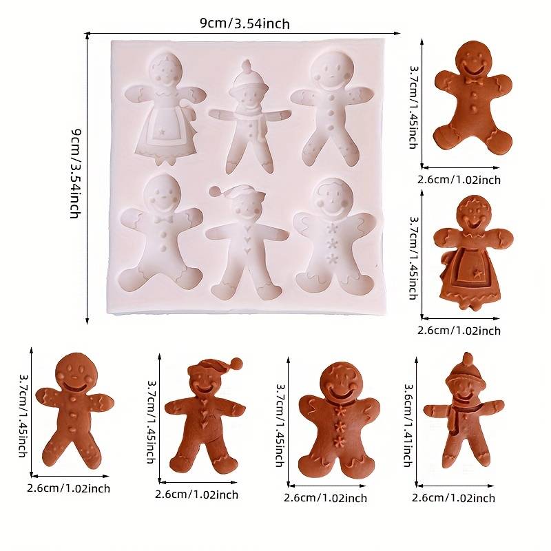 Tappetino in silicone Omini pan di zenzero Mod2 - 3d Selling
